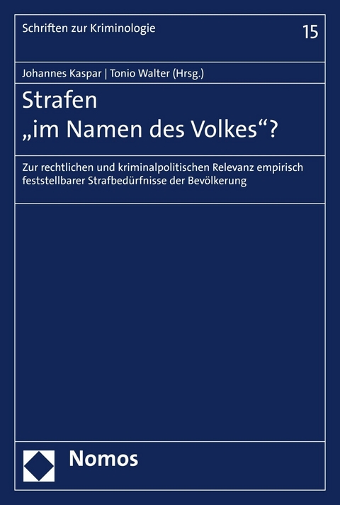 Strafen "im Namen des Volkes"? - 