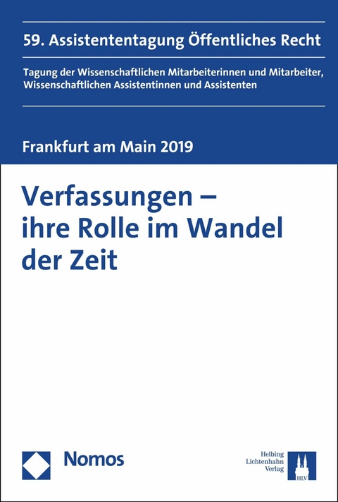 Verfassungen - ihre Rolle im Wandel der Zeit - 