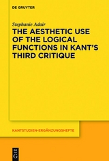 The Aesthetic Use of the Logical Functions in Kant's Third Critique - Stephanie Adair