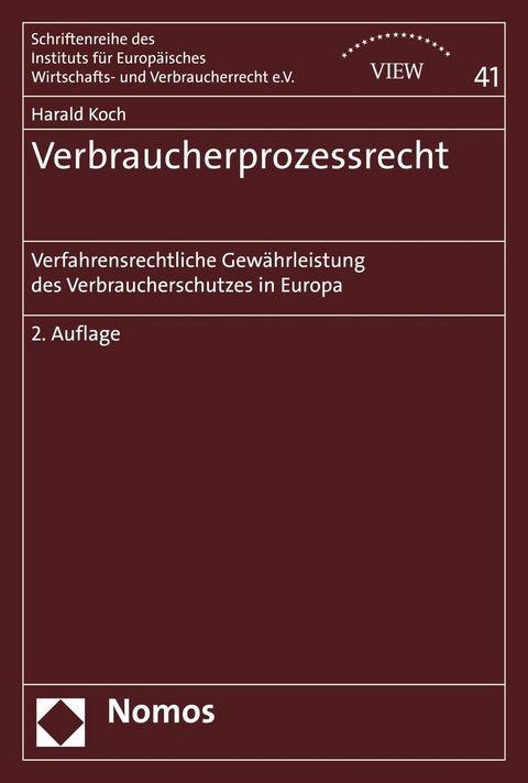 Verbraucherprozessrecht - Harald Koch