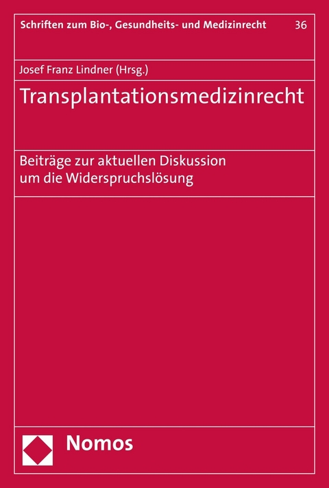 Transplantationsmedizinrecht - 