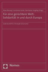 Für eine gerechtere Welt: Solidarität in und durch Europa - 