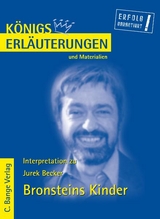 Bronsteins Kinder von Jurek Becker. Textanalyse und Interpretation. - Jurek Becker