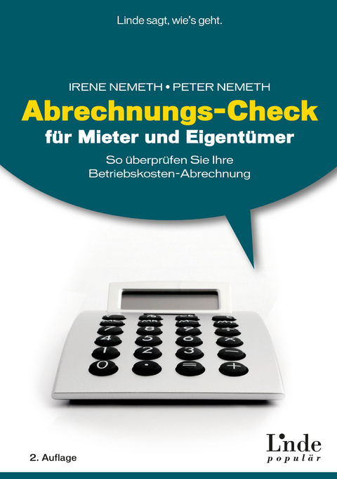 Abrechnungs-Check für Mieter und Eigentümer -  Peter Nemeth,  Irene Nemeth