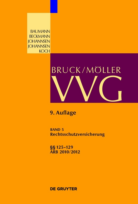 Rechtsschutzversicherung §§ 125-129 - 