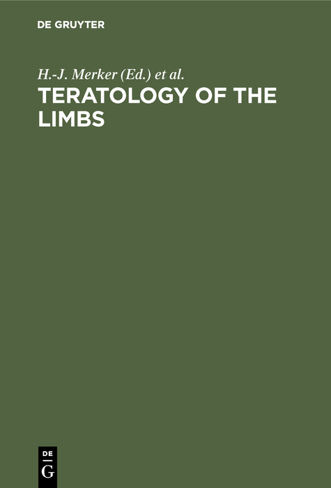 Teratology of the limbs - 