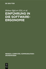 Einführung in die Software-Ergonomie - 