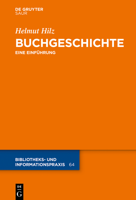 Buchgeschichte - Helmut Hilz