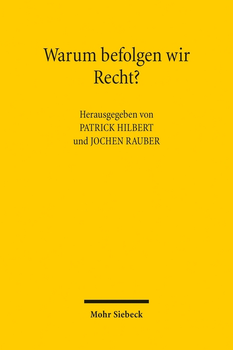 Warum befolgen wir Recht? - 