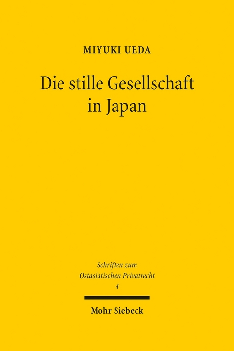 Die stille Gesellschaft in Japan -  Miyuki Ueda