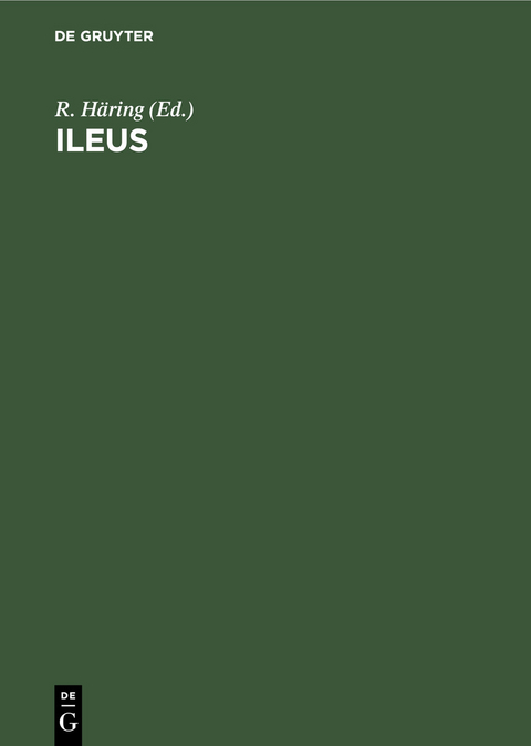 Ileus - 