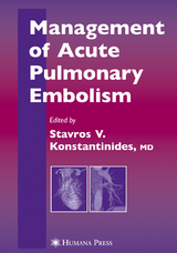 Management of Acute Pulmonary Embolism - 