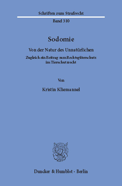 Sodomie. -  Kristin Kliemannel