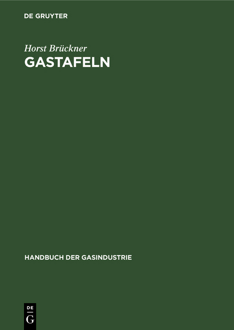 Gastafeln - Horst Brückner