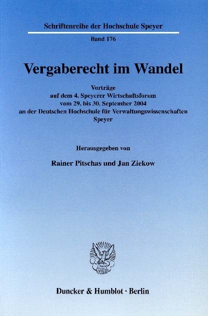 Vergaberecht im Wandel. - 