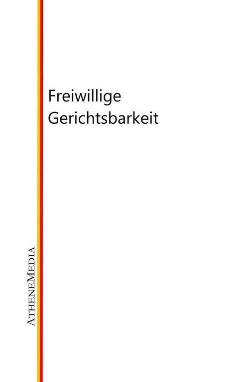 Freiwillige Gerichtsbarkeit - 