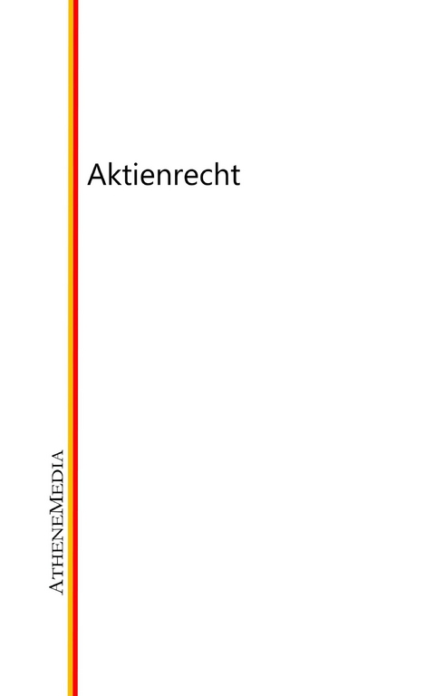 Aktienrecht - 