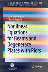 Nonlinear Equations for Beams and Degenerate Plates with Piers -  Maurizio Garrione,  Filippo Gazzola