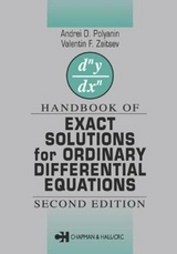 Handbook of Exact Solutions for Ordinary Differential Equations - Zaitsev, Valentin F.; Polyanin, Andrei D.