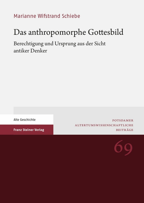 Das anthropomorphe Gottesbild -  Marianne Wifstrand Schiebe