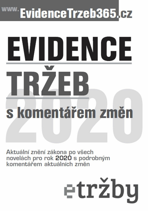 EVIDENCE TRŽEB 2020 s komentářem změn - DonauMedia / NEWSLETTER - vydavatelství