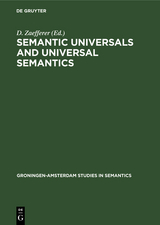 Semantic Universals and Universal Semantics - 