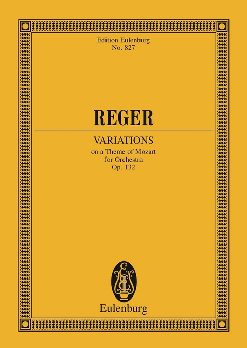 Variations and Fugue - Max Reger