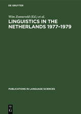 Linguistics in the Netherlands 1977–1979 - 