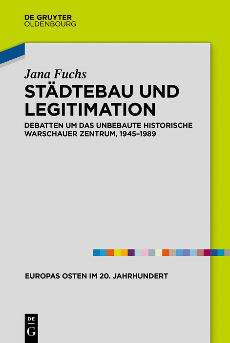 Städtebau und Legitimation - Jana Fuchs