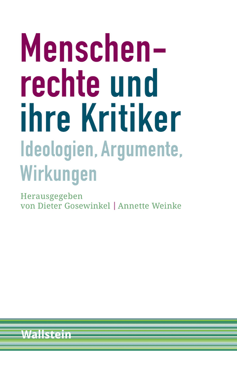 Menschenrechte und ihre Kritiker - 