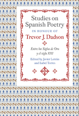 Studies on Spanish Poetry in Honour of Trevor J. Dadson - 