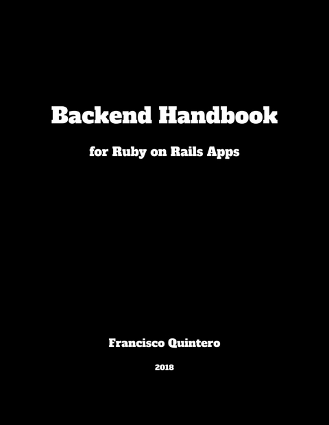 Backend Handbook -  Francisco Quintero