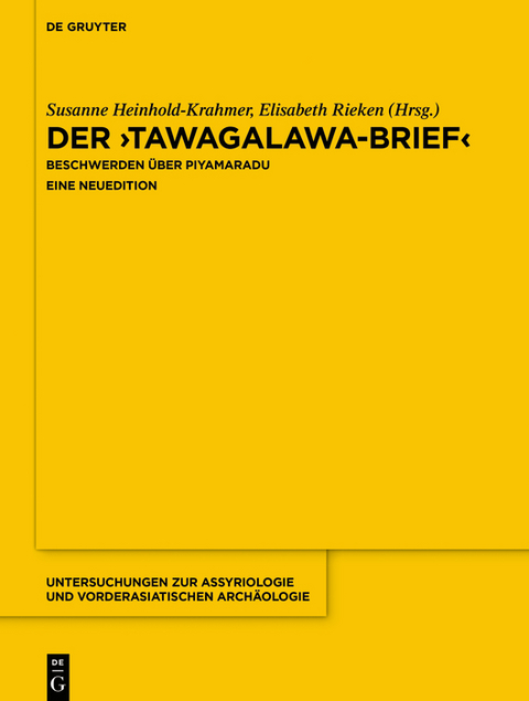 Der "Tawagalawa-Brief" - 