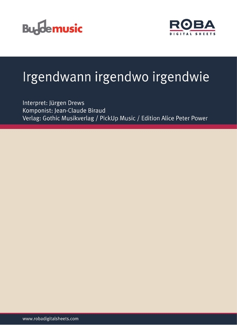 Irgendwann irgendwo irgendwie - Jean-Pierre Valance, Jean-Claude Biraud