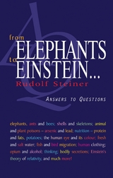 From Elephants to Einstein - Rudolf Steiner