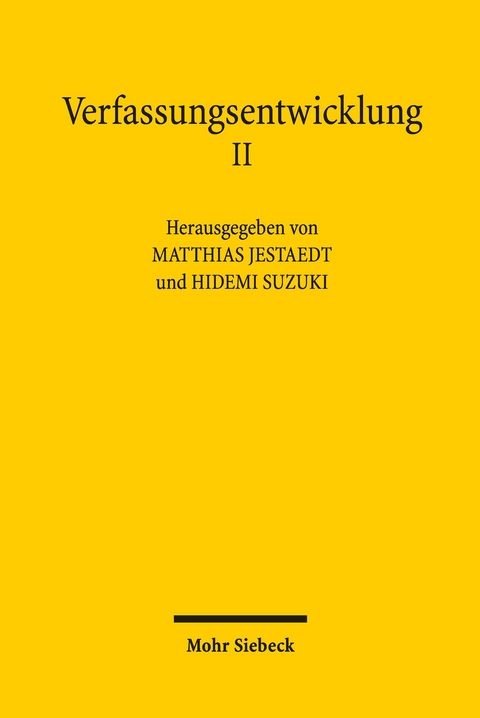 Verfassungsentwicklung II - 