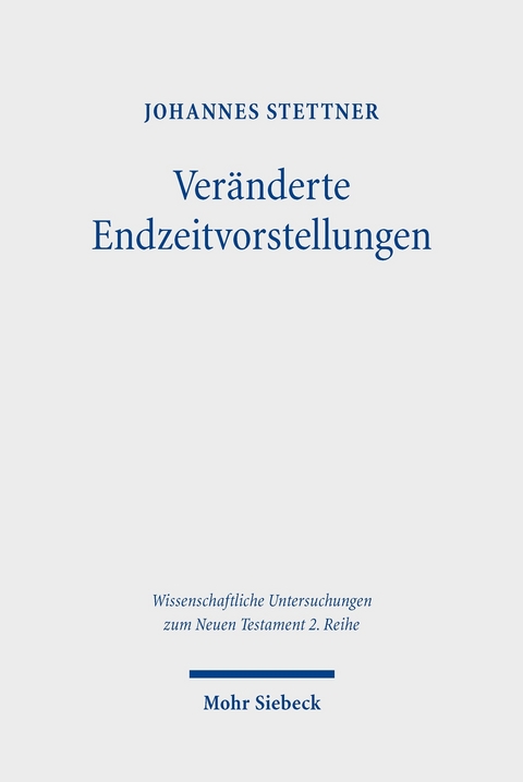 Veränderte Endzeitvorstellungen -  Johannes Stettner