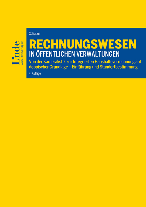 Rechnungswesen in öffentlichen Verwaltungen -  Reinbert Schauer