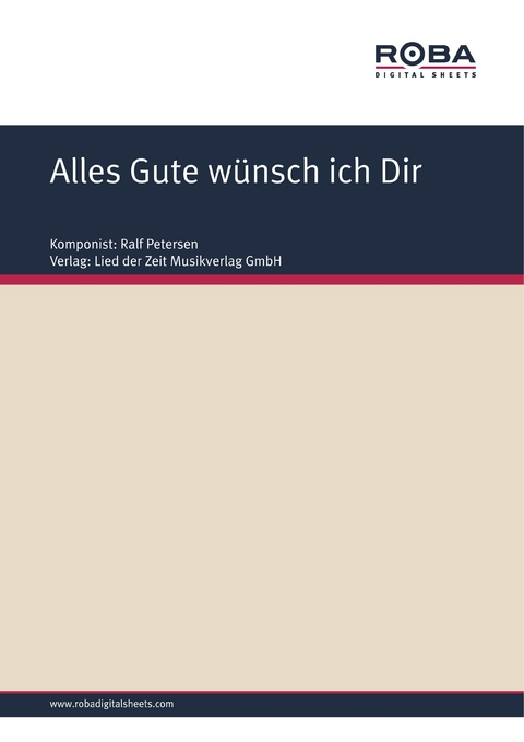 Alles Gute wünsch ich Dir - Dieter Schneider