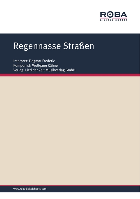 Regennasse Straßen - Wolfgang Kähne, Wolfgang Brandenstein