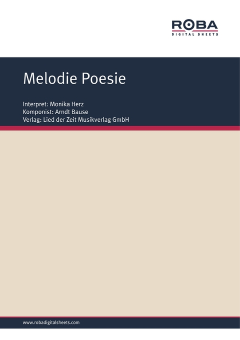 Melodie Poesie - Arndt Bause, Dieter Schneider