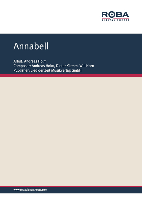 Annabell - Dieter Klemm, Andreas Holm, Will Horn