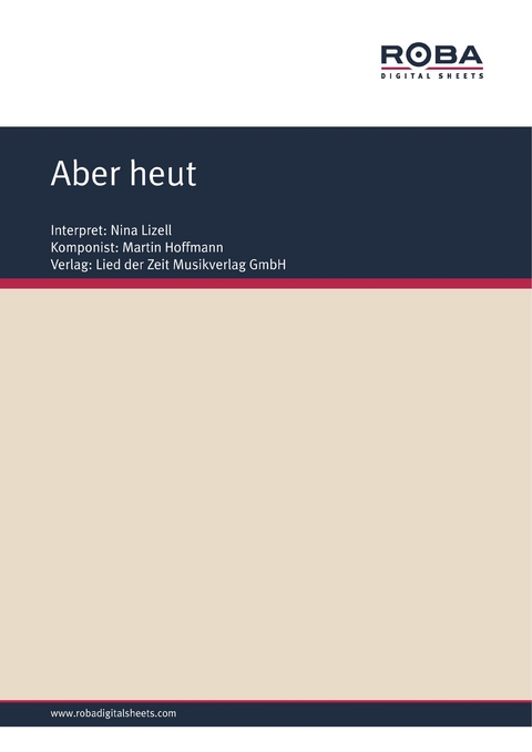 Aber heut - Martin Hoffmann, Wolfgang Brandenstein