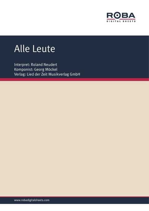 Alle Leute - Wolfgang Brandenstein