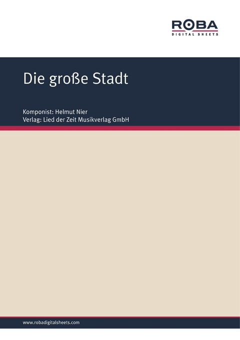 Die große Stadt - Helmut Nier, Willy Schüller