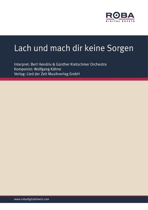 Lach und mach dir keine Sorgen - Wolfgang Kähne, Gerd Halbach