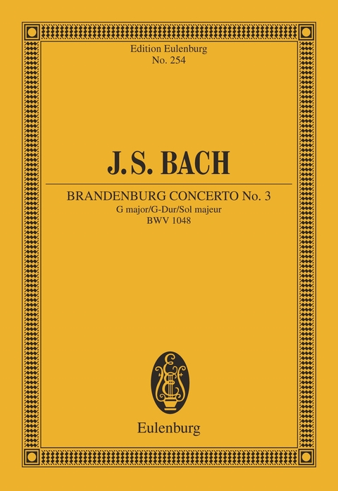 Brandenburg Concerto No. 3 G major - Johann Sebastian Bach