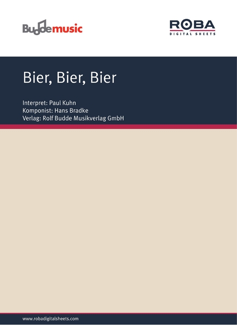 Bier, Bier, Bier - Walter Dobschinski