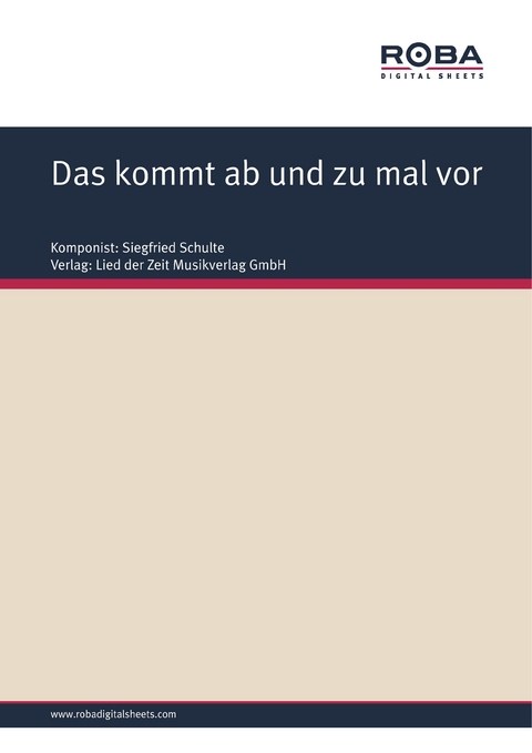 Das kommt ab und zu mal vor - Dieter Lietz