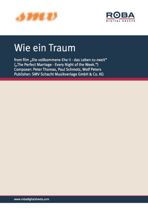 Wie ein Traum - Wolf Peters, Peter Thomas, Paul Schmotz